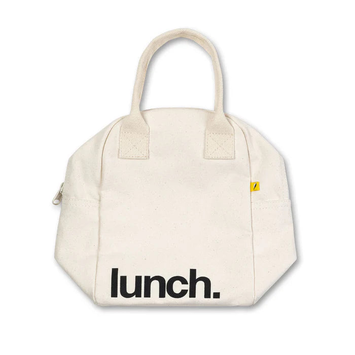 Fluf Zipper Lunch Bag (Lunch Natural)