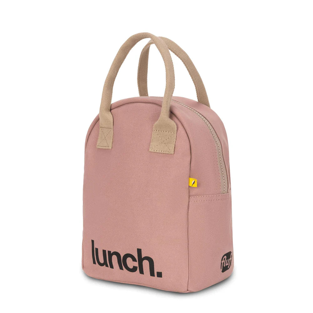 Fluf Zipper Lunch Bag (Lunch Vintage Rose)