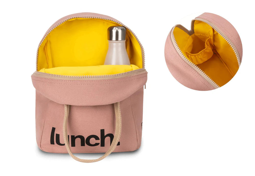 Fluf Zipper Lunch Bag (Lunch Vintage Rose)