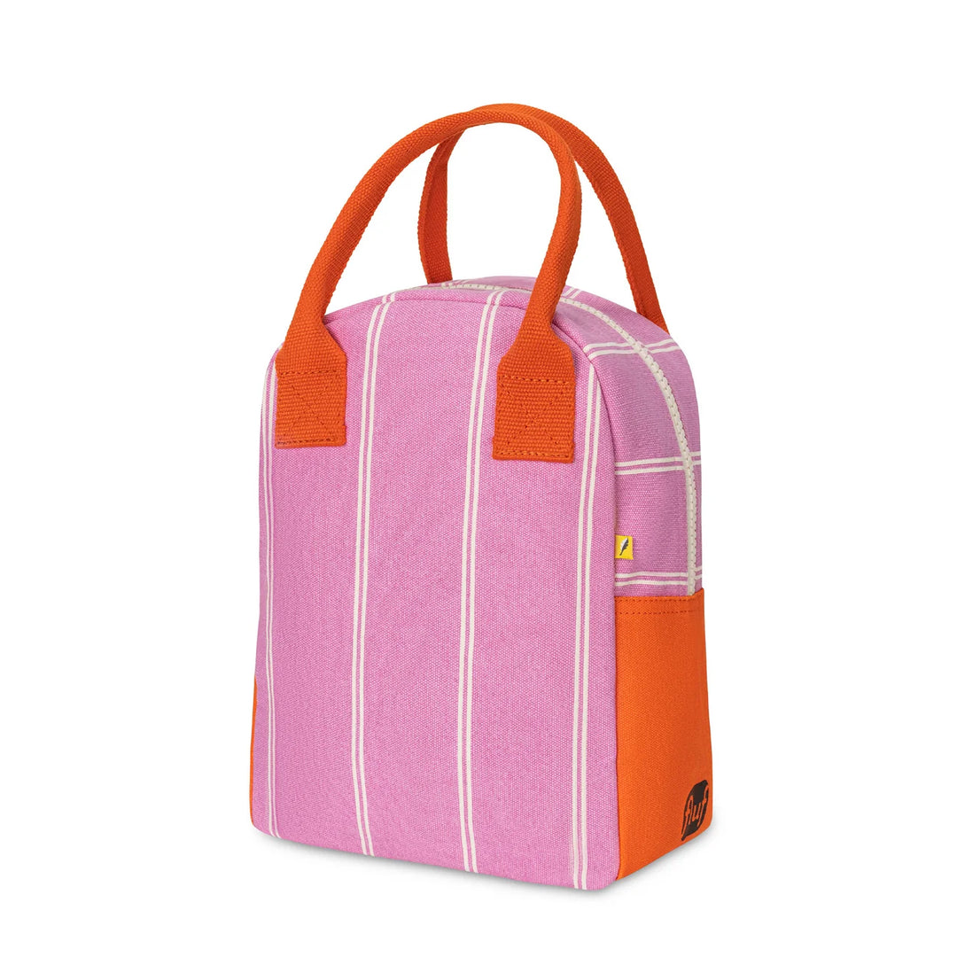 Fluf Zipper Lunch Bag (Shirt Stripe)