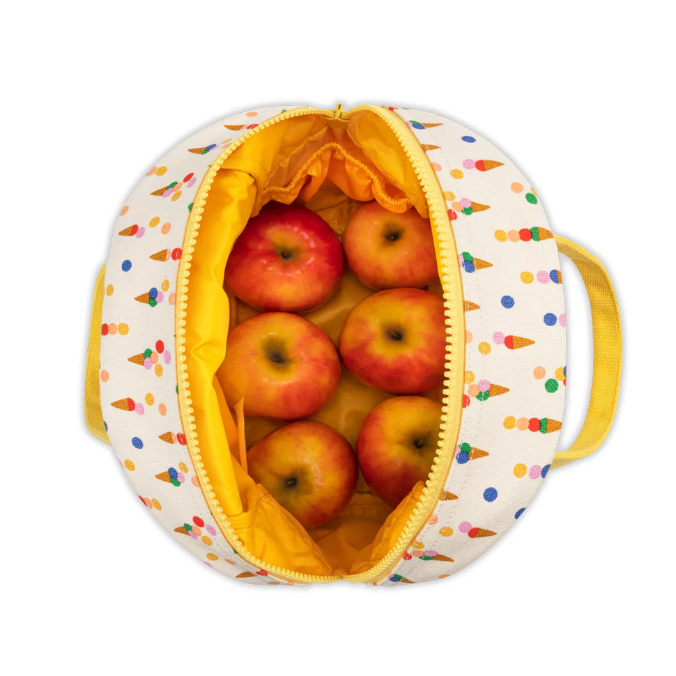 Fluf Zipper Lunch Bag (Summer Cones)