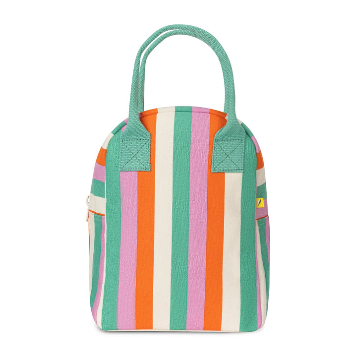 Fluf Zipper Lunch Bag (Three Stripe)