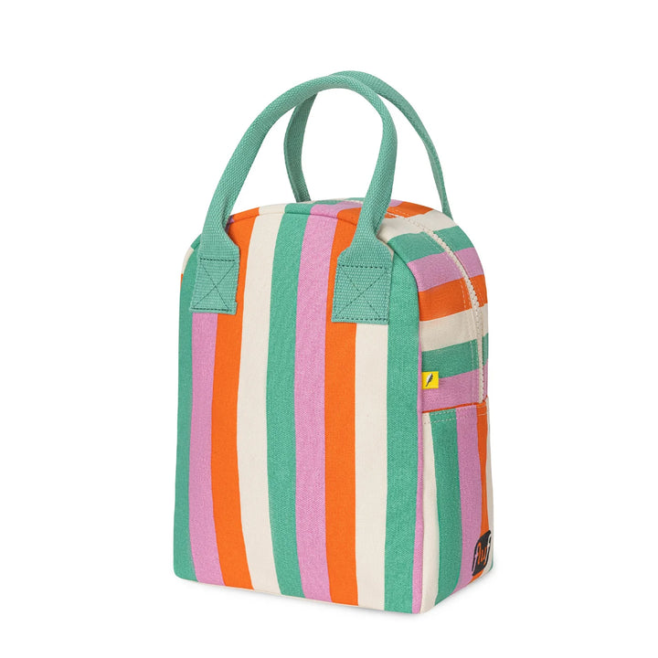 Fluf Zipper Lunch Bag (Three Stripe)