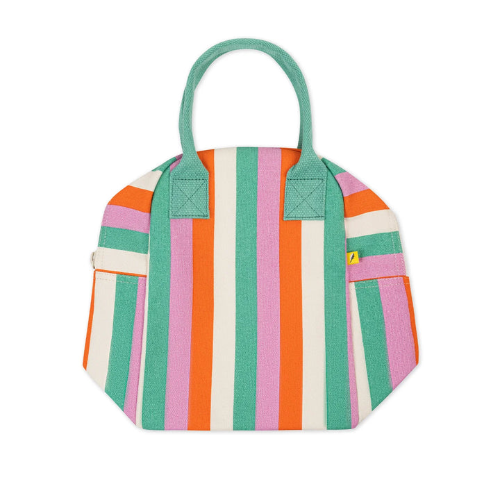 Fluf Zipper Lunch Bag (Three Stripe)