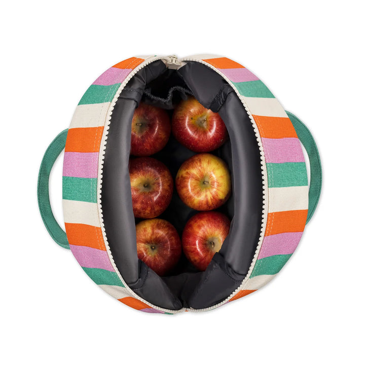 Fluf Zipper Lunch Bag (Three Stripe)