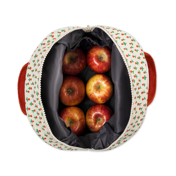 Fluf Zipper Lunch Bag (Tiny Roses)