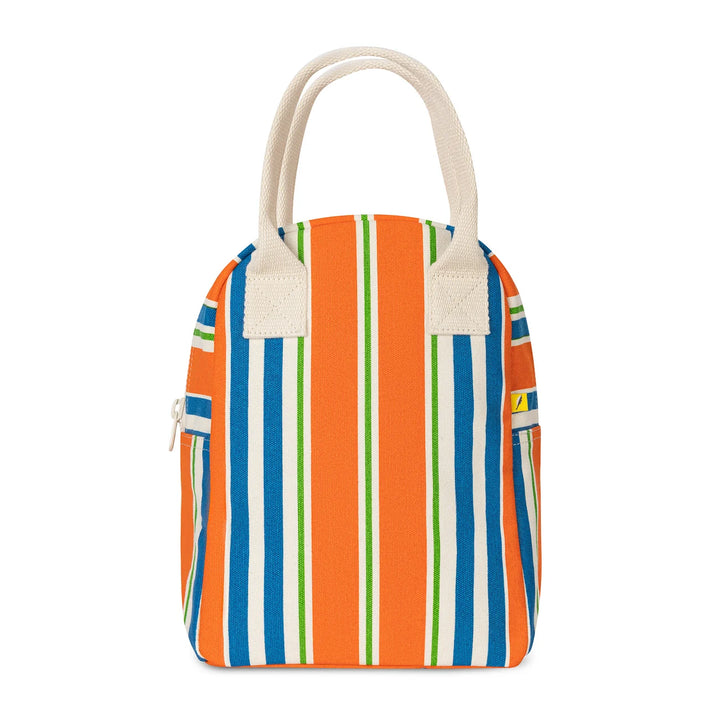 Fluf Zipper Lunch Bag (Varsity Stripe)