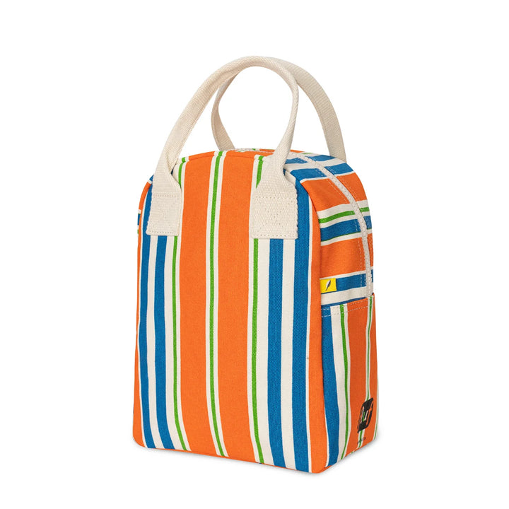Fluf Zipper Lunch Bag (Varsity Stripe)