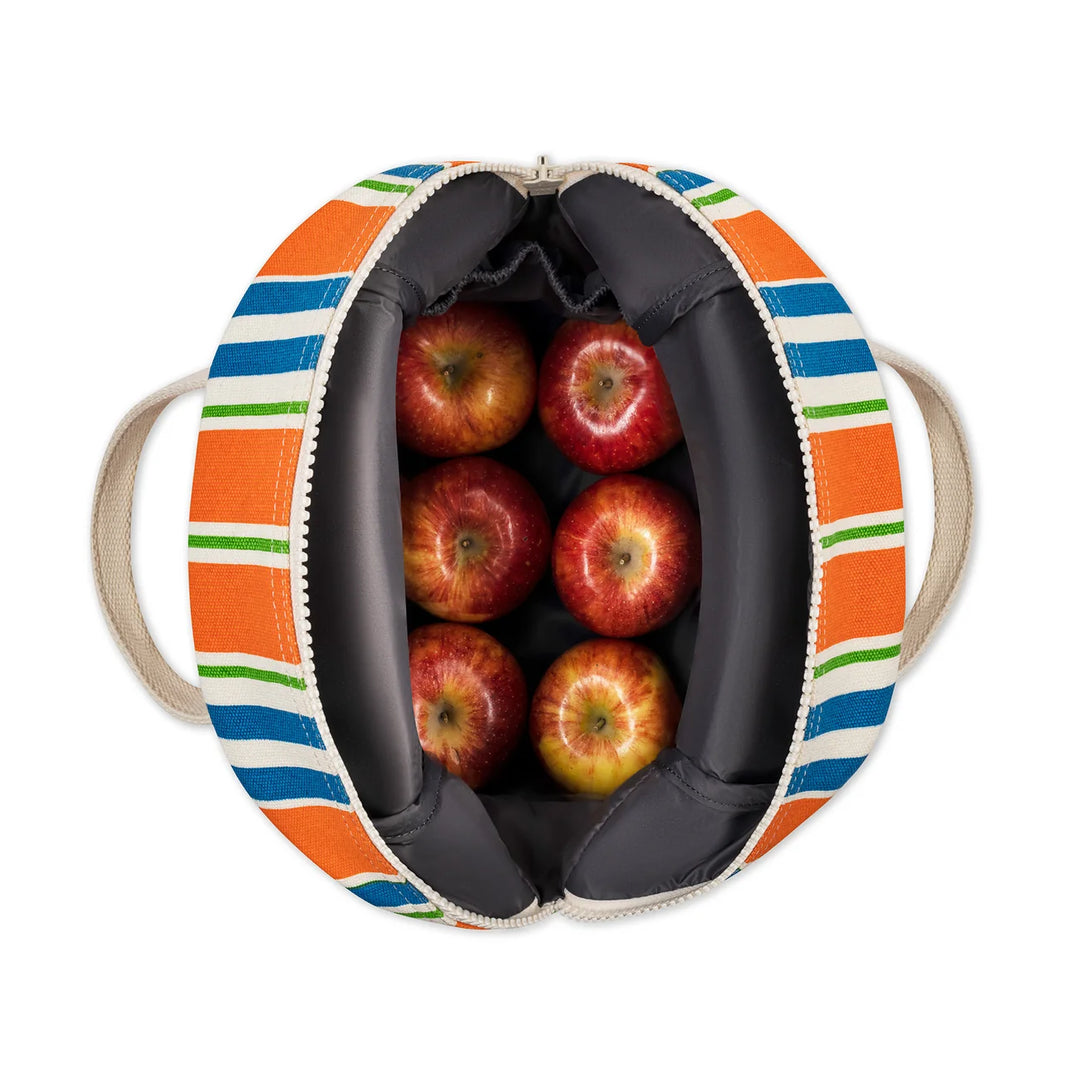 Fluf Zipper Lunch Bag (Varsity Stripe)