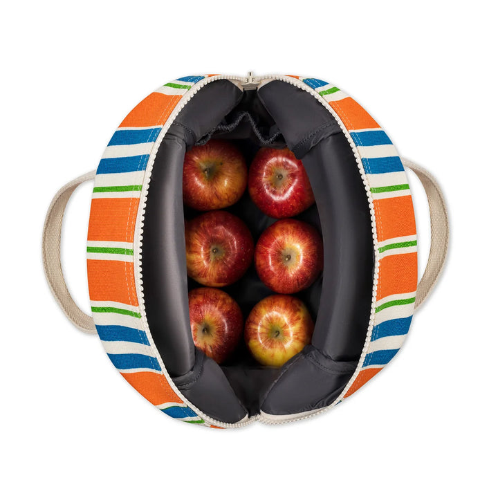 Fluf Zipper Lunch Bag (Varsity Stripe)