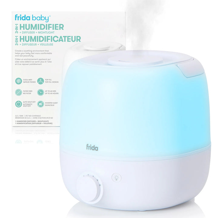 Fridababy 3-in-1 Baby Humidifier Nightlight and Diffuser
