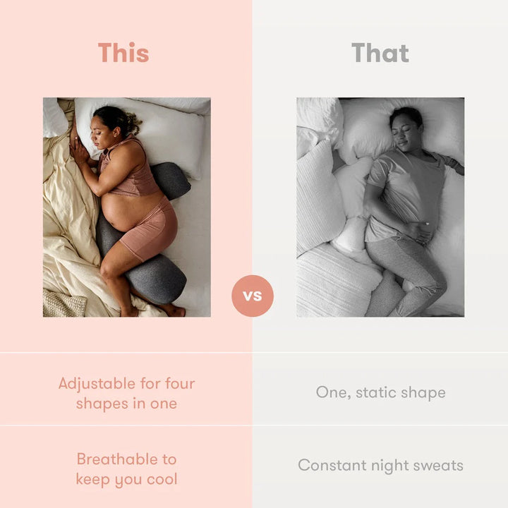 FridaMom Adjustable Keep-Cool Pregnancy Pillow