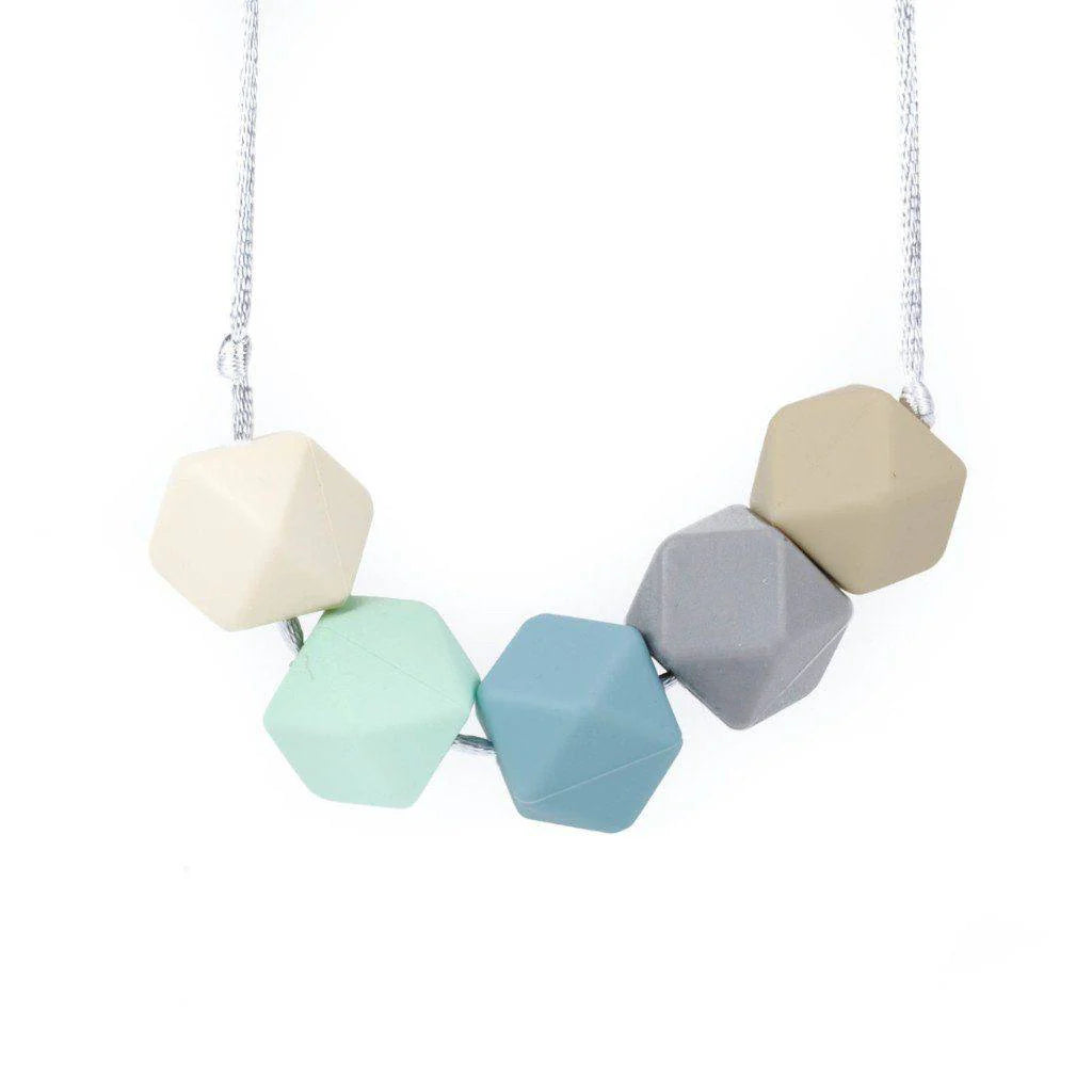 Glitter &amp; Spice Geometric Silicone Sensory Necklace (Charlotte)