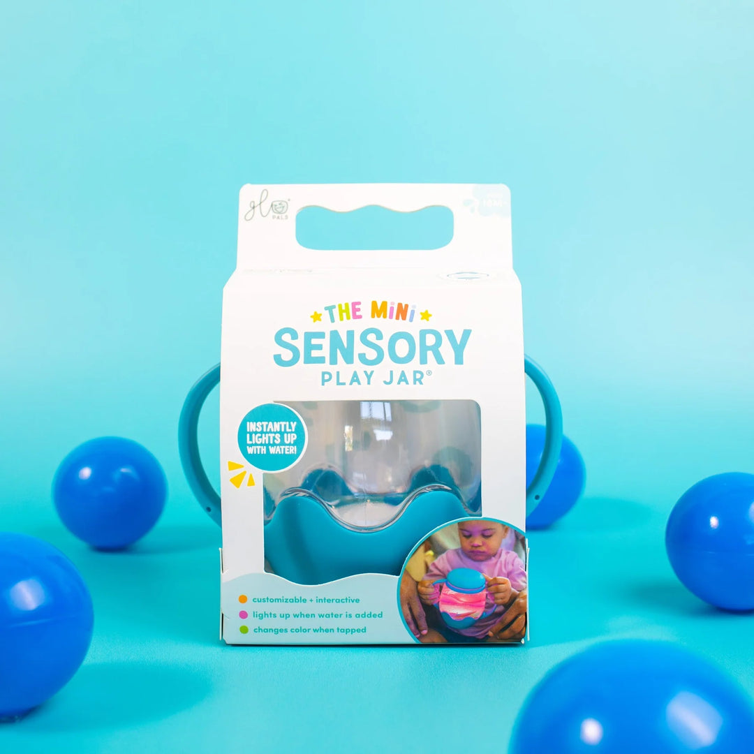 Glo Pals Mini Sensory Play Jar (Blue Lagoon)