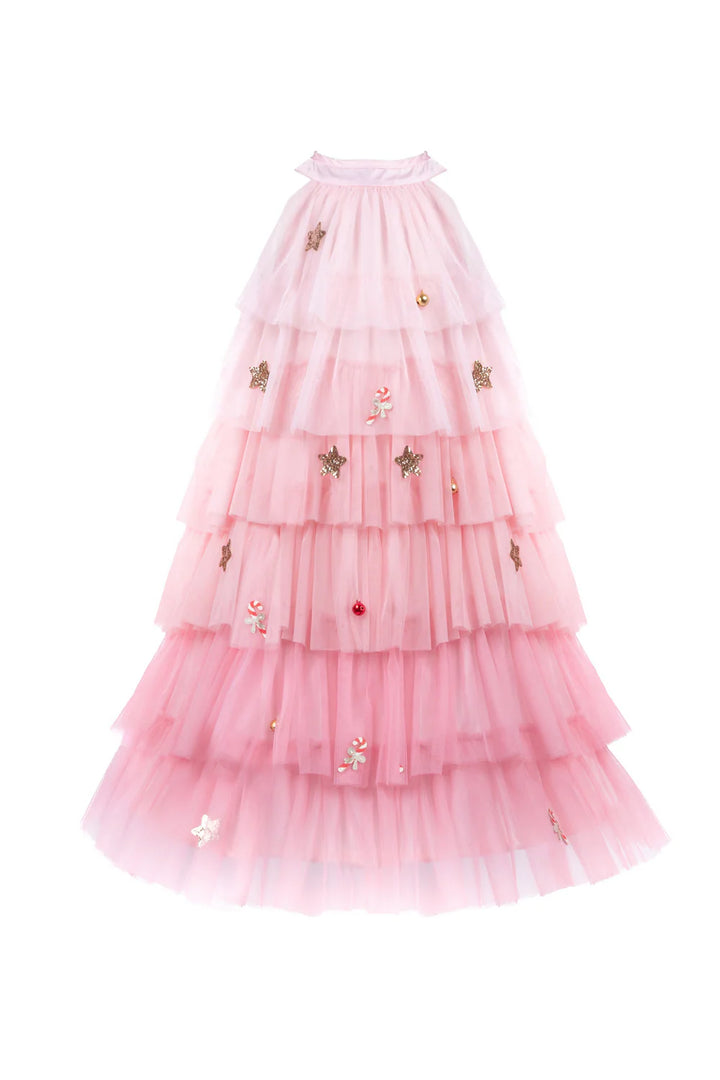 Great Pretenders Christmas Tree Dress & Headpiece (Blush)