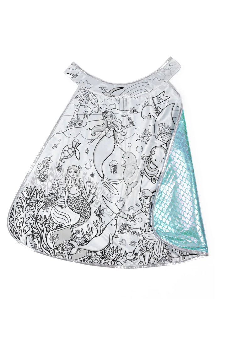 Great Pretenders Colour-A-Cape (Mermaid Dreamscape)