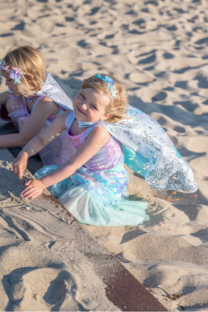 Great Pretenders Colour-A-Cape (Mermaid Dreamscape)