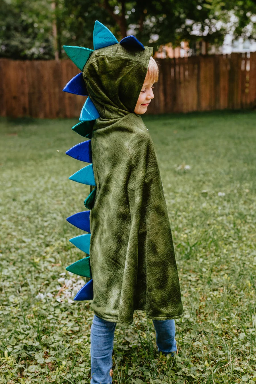 Great Pretenders Dragon Cape with Claws (Green/Blue)