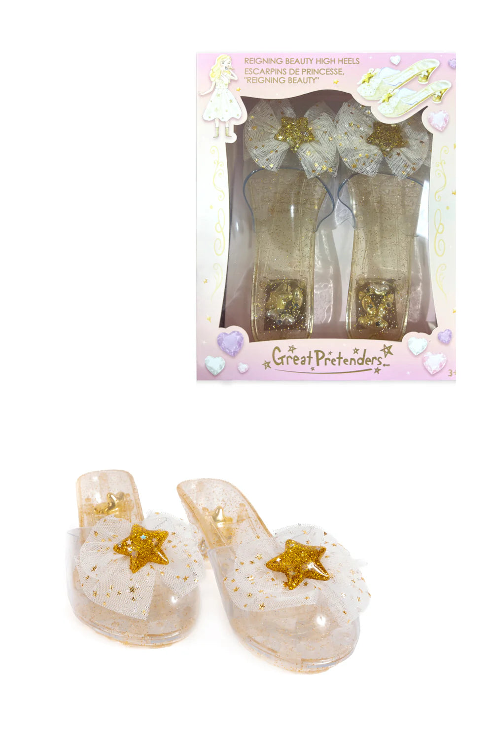 Great Pretenders Reigning Beauty High Heels (Gold)