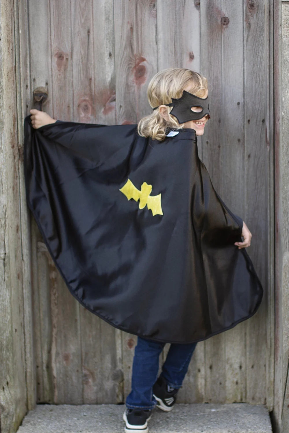 Great Pretenders Reversible Cape & Mask (Spider/Bat)