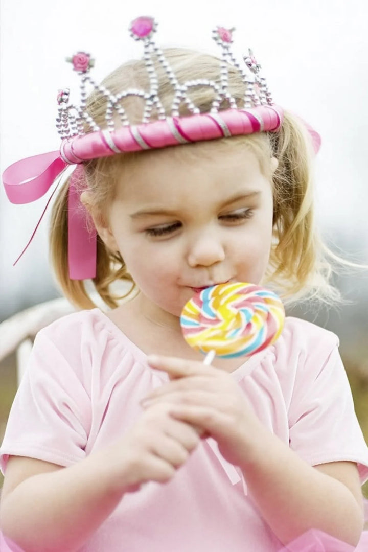 Great Pretenders Ribbon Tiara (Light Pink)