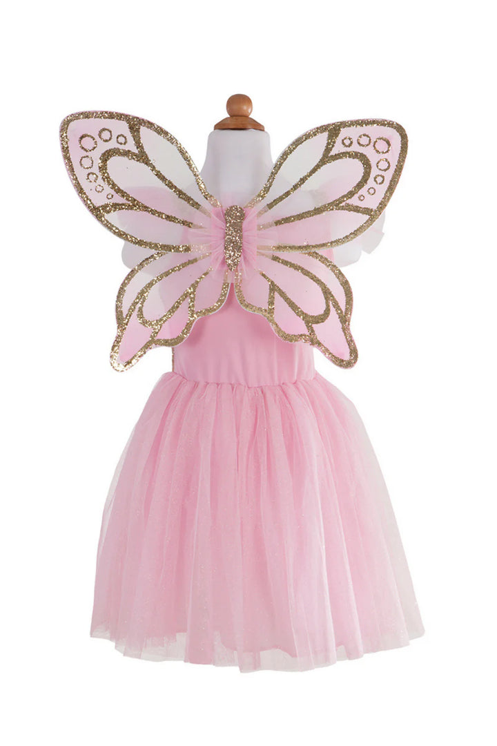 Great Pretenders Sequins Butterfly Dress & Wings (Gold)