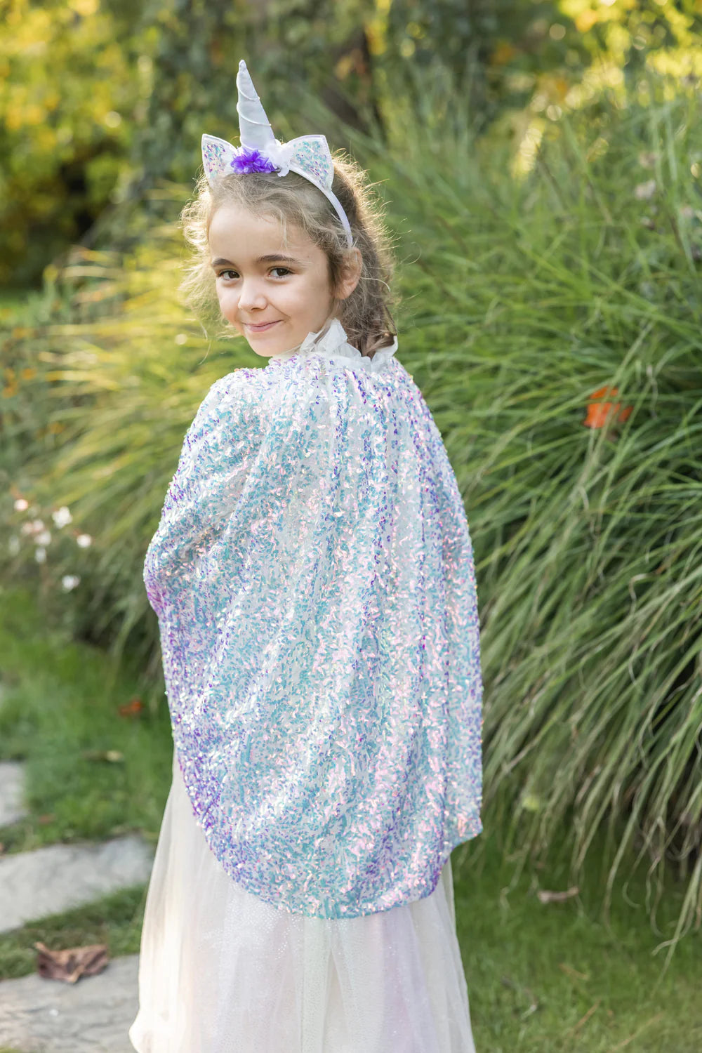 Great Pretenders Unicorn Sparkle Cape &amp; Headband