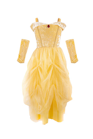Great Pretenders Velvety Soft Dress (Yellow Princess)