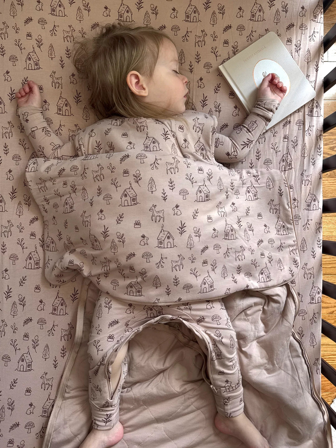 Gunamuna Duvet Bamboo Sleep Sack 1 TOG (Doe.Re.Mi)