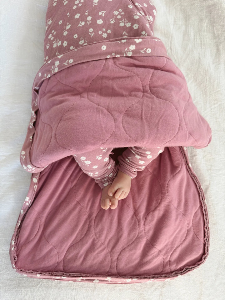 Gunamuna Duvet Bamboo Sleep Sack 1 TOG (Mini Floral)