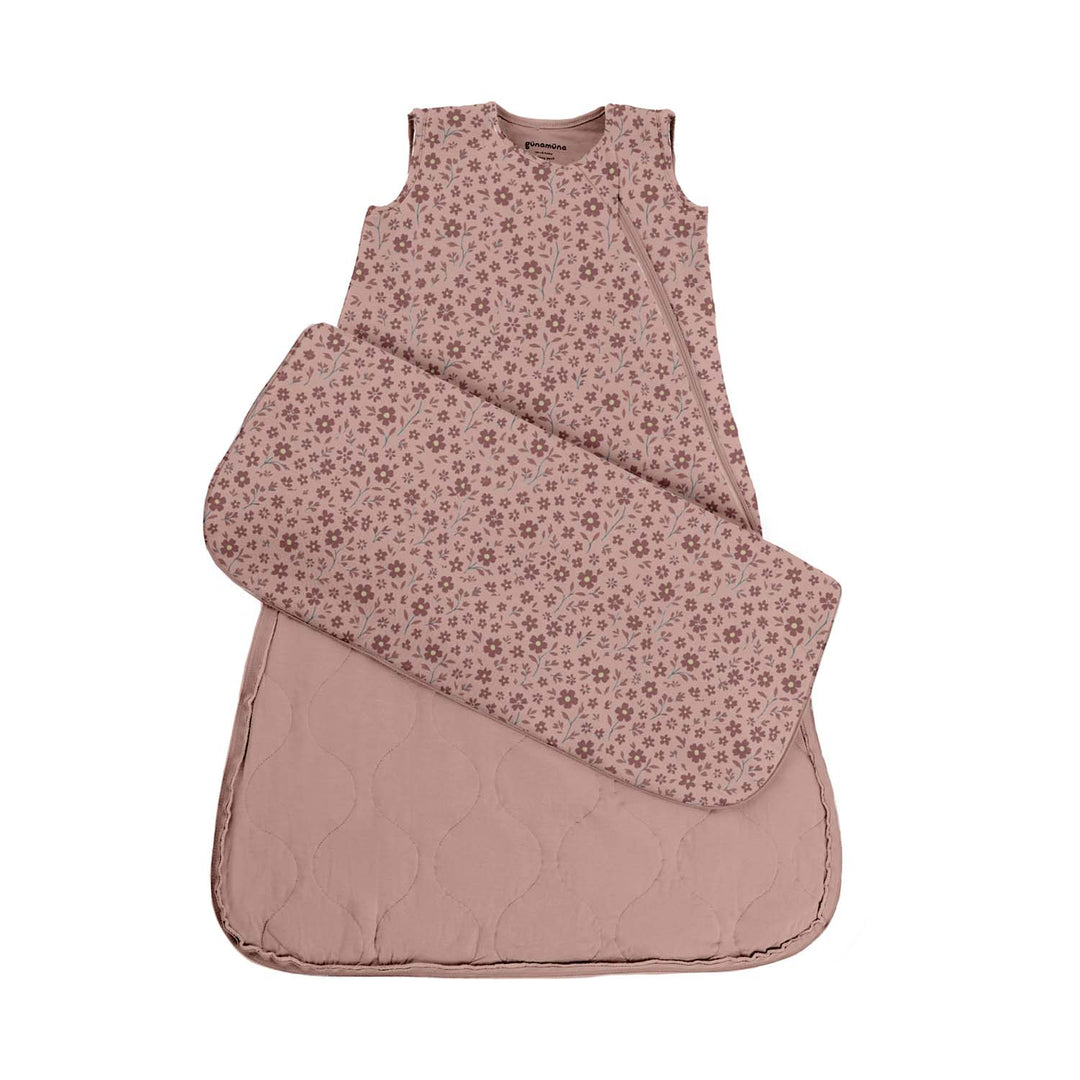 Gunamuna Duvet Bamboo Sleep Sack 1 TOG (Petals)