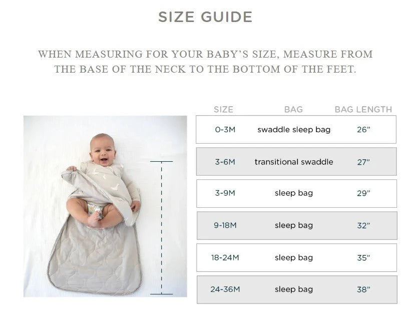 Gunamuna Duvet Bamboo Sleep Sack 1 TOG (Petals)
