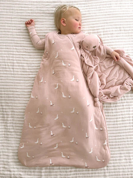 Gunamuna Duvet Bamboo Sleep Sack 1 TOG (Tutu Goose)