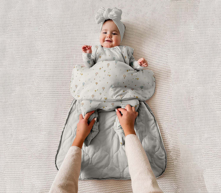 Gunamuna Duvet Bamboo Sleep Sack 1 TOG (Up Up and Away)