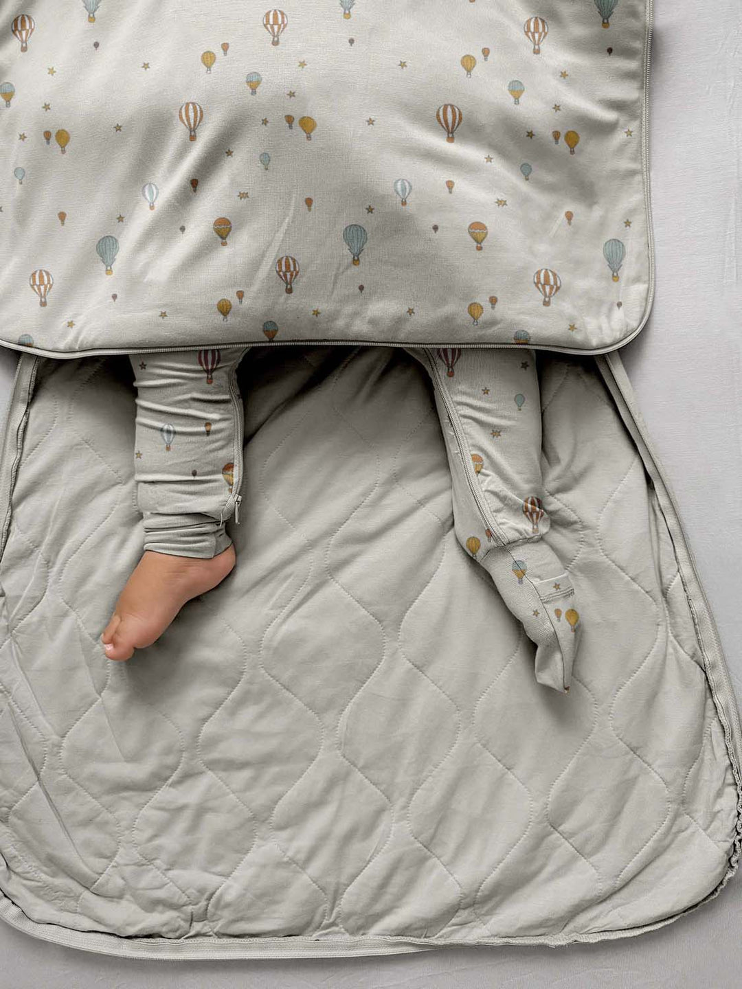 Gunamuna Duvet Bamboo Sleep Sack 1 TOG (Up Up and Away)