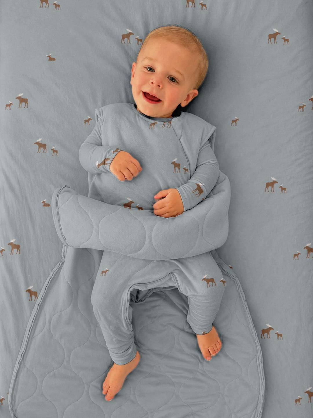 Gunamuna Duvet Bamboo Sleep Sack 2.5 TOG (Moose)