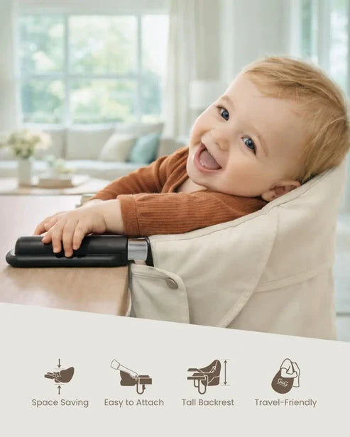 Guzzie &amp; Guss Perch Hook-On Highchair (Tropical Green/Chrome)