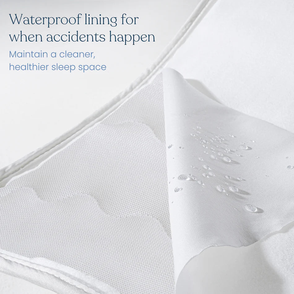 Halo Breathable Crib Mattress Cover (White)