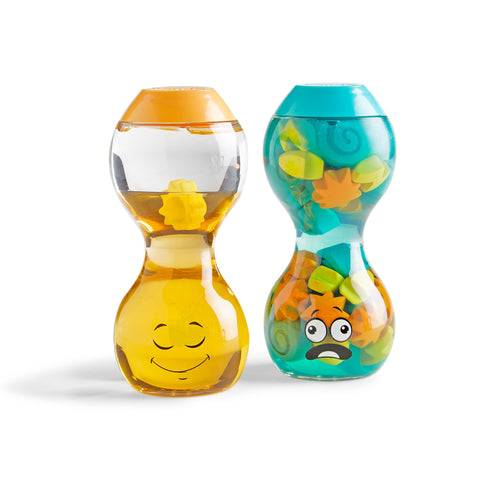 Hand2Mind Express Your Feelings Sensory Bottles (Overwhelmed, Calm)