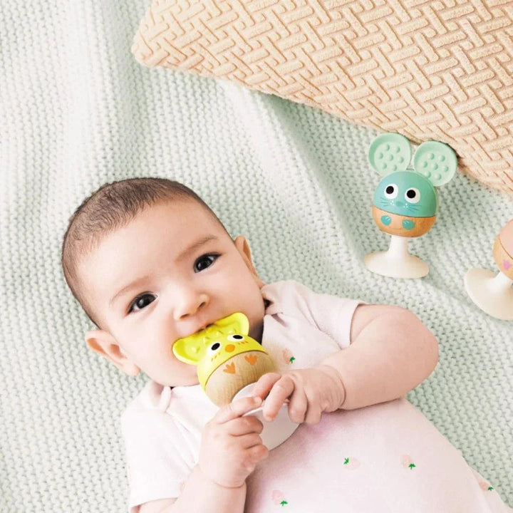 Hape Cheery Critter Rattle Trio