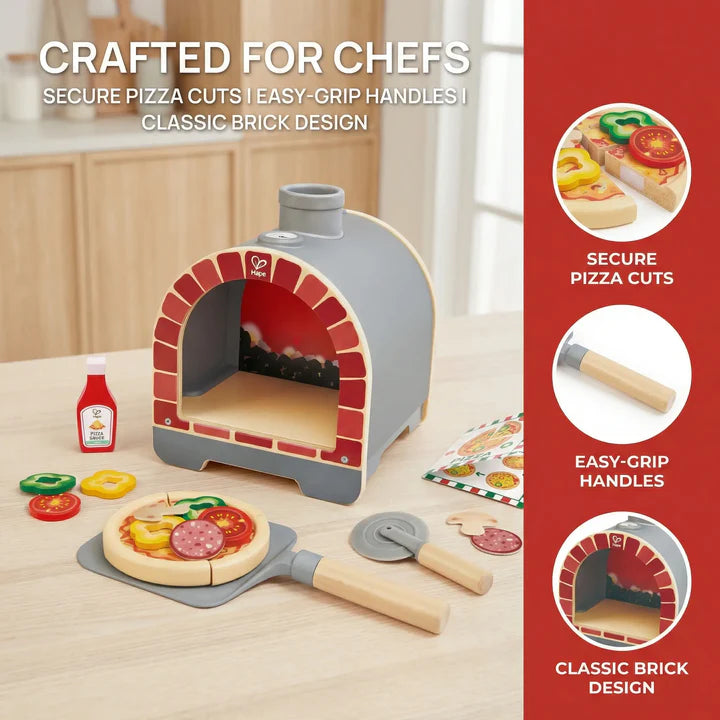 Hape Light &amp; Sizzle Pizza Oven Set