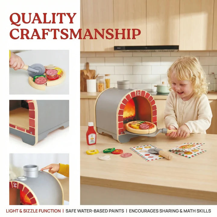 Hape Light &amp; Sizzle Pizza Oven Set