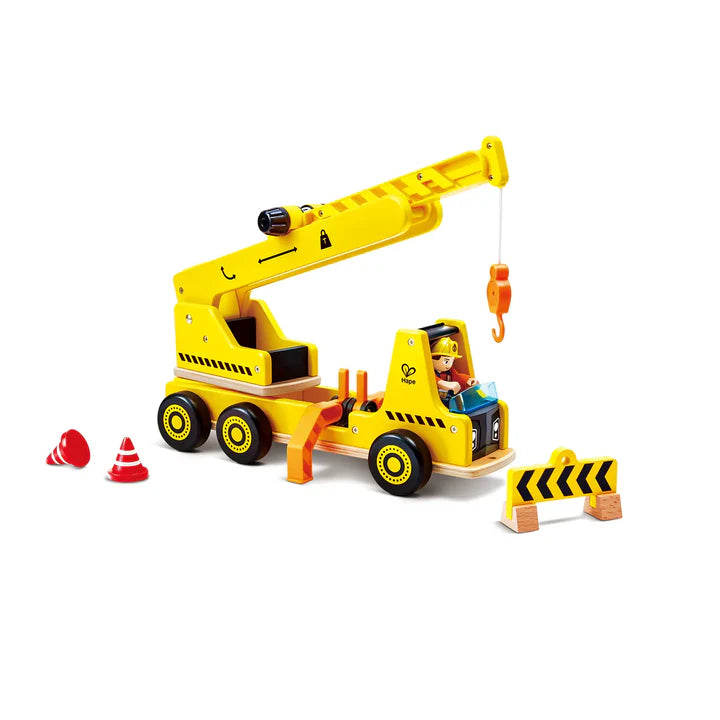 Hape Mobile Crane &amp; Construction Set