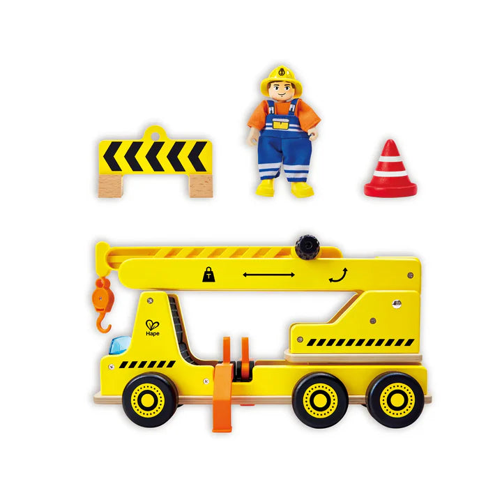 Hape Mobile Crane &amp; Construction Set