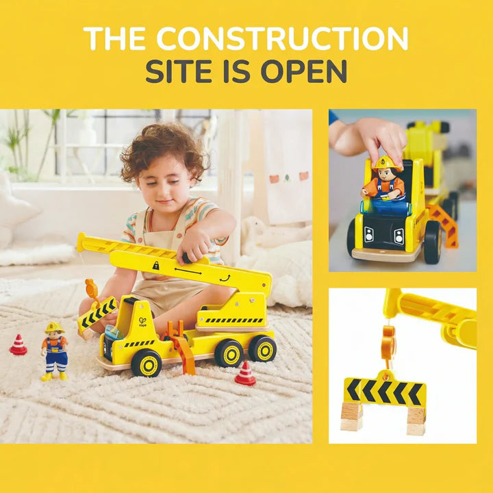 Hape Mobile Crane &amp; Construction Set