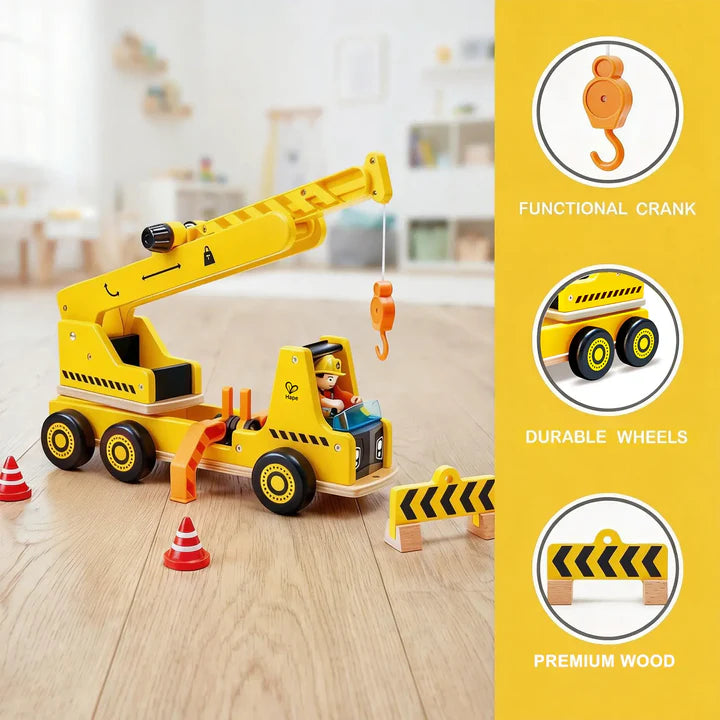 Hape Mobile Crane &amp; Construction Set