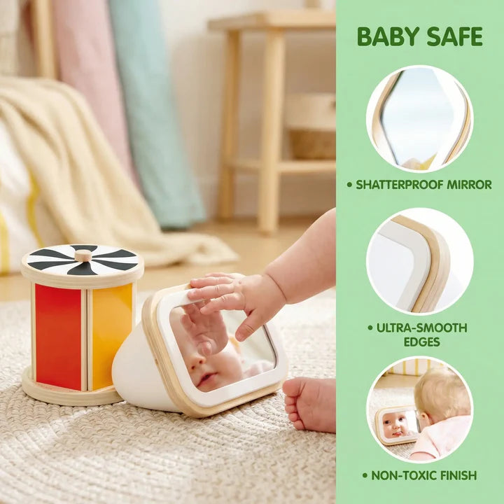 Hape Spinnng Drum with Mirror