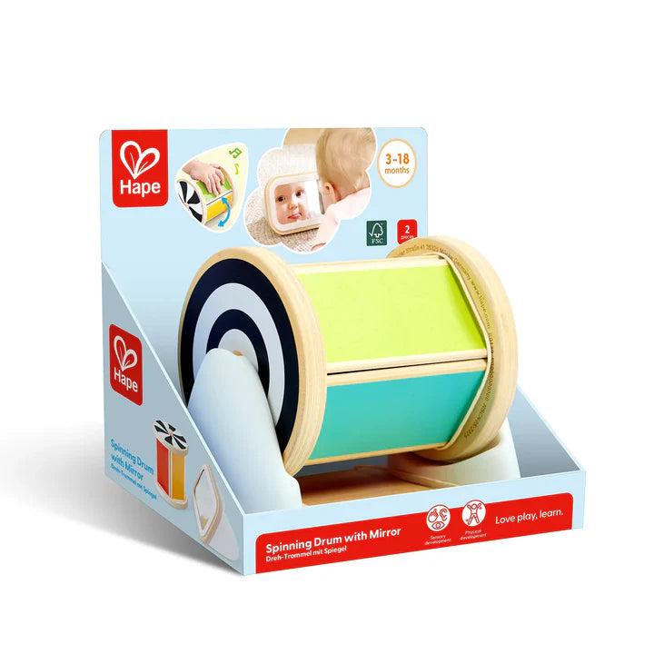 Hape Spinnng Drum with Mirror