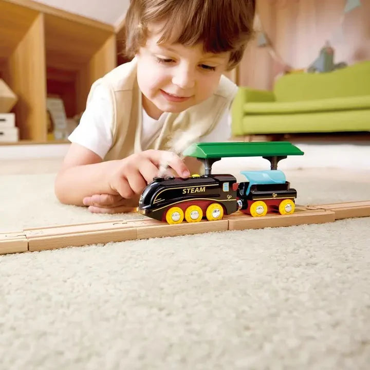 Hape Steam &amp; Whistle Train Set