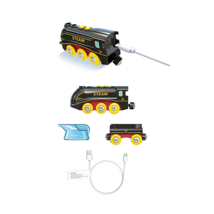 Hape Steam &amp; Whistle Train Set